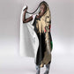Marcus Garvey Day Hooded Blanket UNIA Flag Mix African Map - African Pride