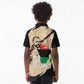 Marcus Garvey Day Kid Polo Shirt UNIA Flag Mix African Map - African Pride