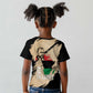 Marcus Garvey Day Kid T shirt UNIA Flag Mix African Map - African Pride