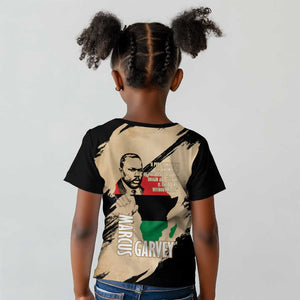 Marcus Garvey Day Kid T shirt UNIA Flag Mix African Map - African Pride