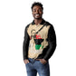 Marcus Garvey Day Long Sleeve Polo Shirt UNIA Flag Mix African Map - African Pride