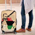 Marcus Garvey Day Luggage Cover UNIA Flag Mix African Map - African Pride