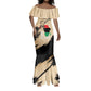 Marcus Garvey Day Mermaid Dress UNIA Flag Mix African Map - African Pride