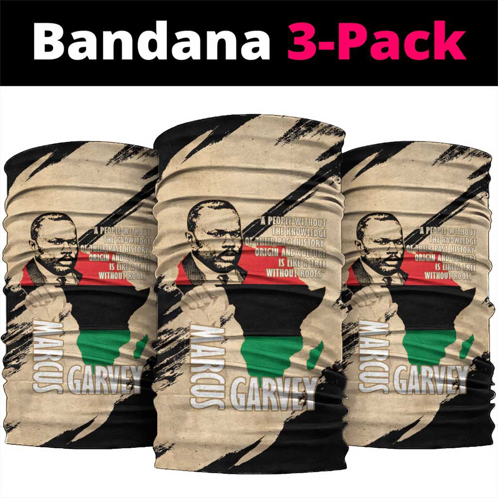 Marcus Garvey Day Neck Gaiter UNIA Flag Mix African Map LT14