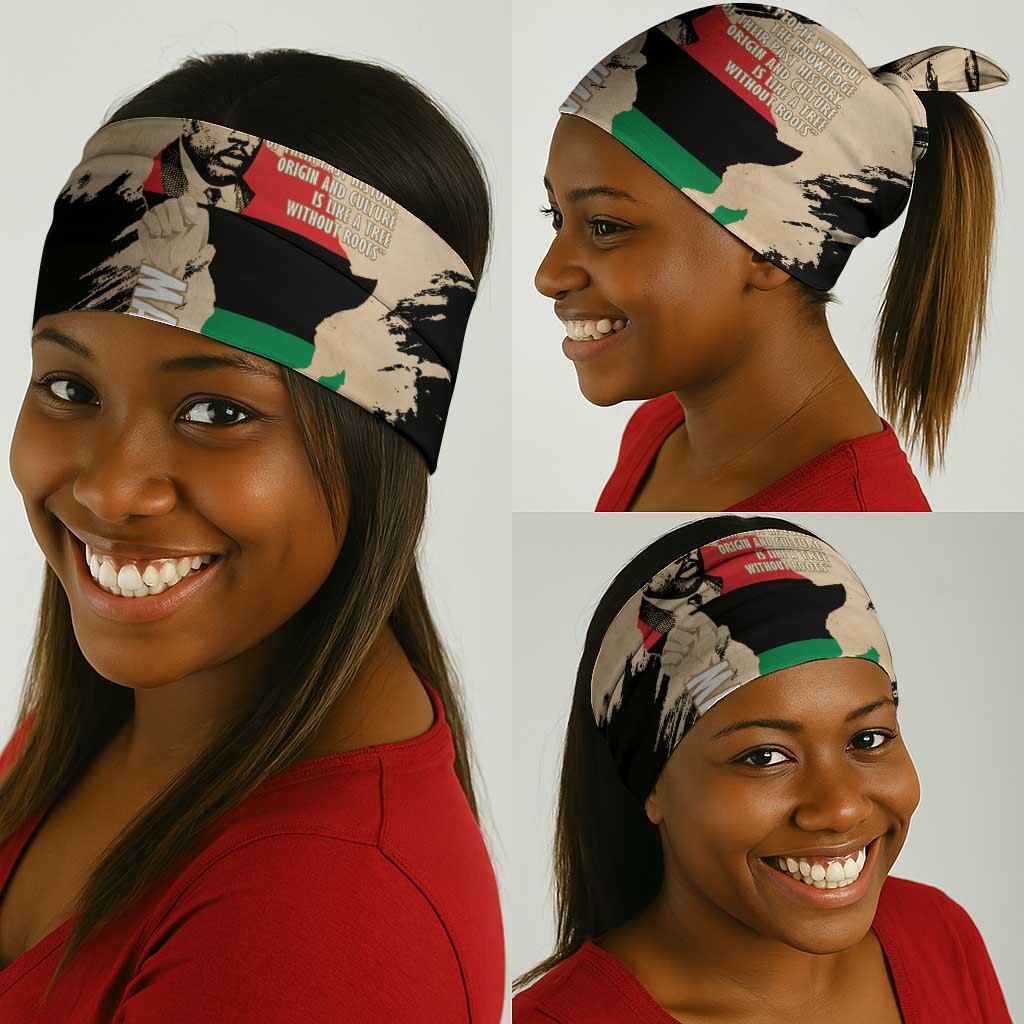 Marcus Garvey Day Neck Gaiter UNIA Flag Mix African Map LT14