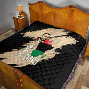 Marcus Garvey Day Quilt UNIA Flag Mix African Map - African Pride