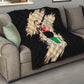 Marcus Garvey Day Quilt UNIA Flag Mix African Map - African Pride