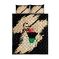 Marcus Garvey Day Quilt Bed Set UNIA Flag Mix African Map - African Pride