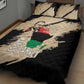 Marcus Garvey Day Quilt Bed Set UNIA Flag Mix African Map - African Pride