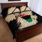 Marcus Garvey Day Quilt Bed Set UNIA Flag Mix African Map - African Pride
