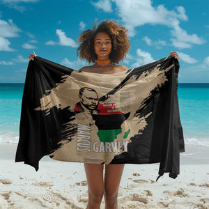 Marcus Garvey Day Sarong UNIA Flag Mix African Map - African Pride