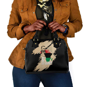 Marcus Garvey Day Shoulder Handbag UNIA Flag Mix African Map - African Pride
