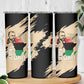 Marcus Garvey Day Skinny Tumbler UNIA Flag Mix African Map - African Pride