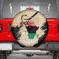 Marcus Garvey Day Spare Tire Cover UNIA Flag Mix African Map - African Pride