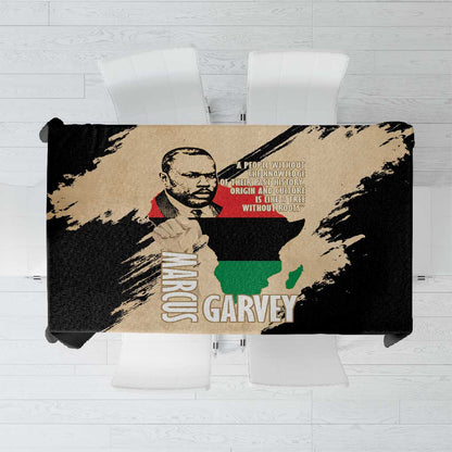 Marcus Garvey Day Tablecloth UNIA Flag Mix African Map - African Pride