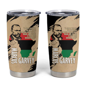 Marcus Garvey Day Tumbler Cup UNIA Flag Mix African Map - African Pride