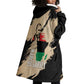 Marcus Garvey Day Wearable Blanket Hoodie UNIA Flag Mix African Map - African Pride