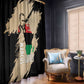 Marcus Garvey Day Window Curtain UNIA Flag Mix African Map - African Pride