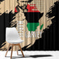Marcus Garvey Day Window Curtain UNIA Flag Mix African Map - African Pride