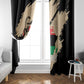 Marcus Garvey Day Window Curtain UNIA Flag Mix African Map - African Pride