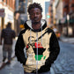 Marcus Garvey Day Zip Hoodie UNIA Flag Mix African Map - African Pride
