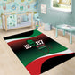 Marcus Garvey 1887 Area Rug African Map Curves Style - African Pride