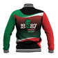 Marcus Garvey 1887 Baseball Jacket African Map Curves Style - African Pride