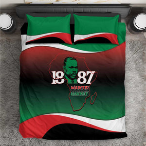 Marcus Garvey 1887 Bedding Set African Map Curves Style - African Pride