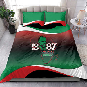 Marcus Garvey 1887 Bedding Set African Map Curves Style - African Pride