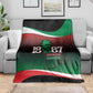 Marcus Garvey 1887 Blanket African Map Curves Style - African Pride