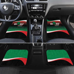 Marcus Garvey 1887 Car Mats African Map Curves Style - African Pride