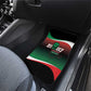 Marcus Garvey 1887 Car Mats African Map Curves Style - African Pride