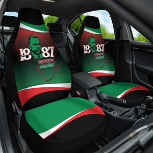 Marcus Garvey 1887 Car Seat Cover African Map Curves Style - African Pride