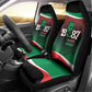 Marcus Garvey 1887 Car Seat Cover African Map Curves Style - African Pride