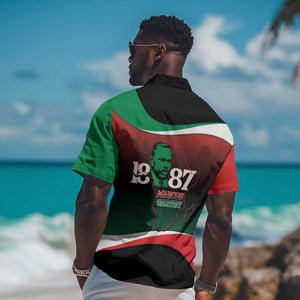 Marcus Garvey 1887 Hawaiian Shirt African Map Curves Style - African Pride