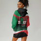 Marcus Garvey 1887 Hoodie Dress African Map Curves Style - African Pride