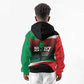 Marcus Garvey 1887 Kid Hoodie African Map Curves Style - African Pride