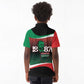 Marcus Garvey 1887 Kid Polo Shirt African Map Curves Style - African Pride