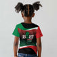 Marcus Garvey 1887 Kid T shirt African Map Curves Style - African Pride