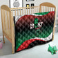 Marcus Garvey 1887 Quilt African Map Curves Style - African Pride