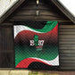 Marcus Garvey 1887 Quilt African Map Curves Style - African Pride