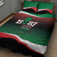 Marcus Garvey 1887 Quilt Bed Set African Map Curves Style - African Pride