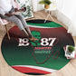 Marcus Garvey 1887 Round Carpet African Map Curves Style - African Pride