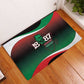 Marcus Garvey 1887 Rubber Doormat African Map Curves Style - African Pride