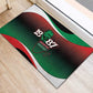 Marcus Garvey 1887 Rubber Doormat African Map Curves Style - African Pride