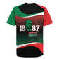 Marcus Garvey 1887 Rugby Jersey African Map Curves Style - African Pride