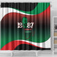 Marcus Garvey 1887 Shower Curtain African Map Curves Style - African Pride