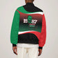 Marcus Garvey 1887 Sleeve Zip Bomber Jacket African Map Curves Style - African Pride