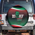Marcus Garvey 1887 Spare Tire Cover African Map Curves Style - African Pride