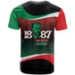 Marcus Garvey 1887 T shirt African Map Curves Style - African Pride